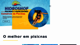 What Hidroshoppiscinas.com.br website looked like in 2018 (6 years ago)