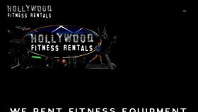 What Hollywoodfitnessrentals.com website looked like in 2018 (6 years ago)