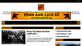 What Hinhanhlichsu.org website looked like in 2018 (6 years ago)