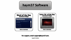 What Haym37.com website looked like in 2018 (6 years ago)