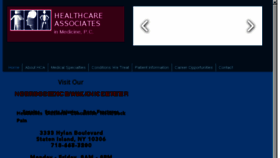 What Hca-si.com website looked like in 2018 (6 years ago)