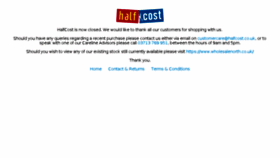 What Halfcost.co.uk website looked like in 2018 (6 years ago)