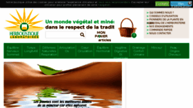 What Herbolistique.com website looked like in 2018 (6 years ago)