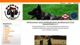 What Hscd-ev.de website looked like in 2018 (6 years ago)