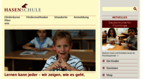 What Hasenschule.de website looked like in 2018 (6 years ago)