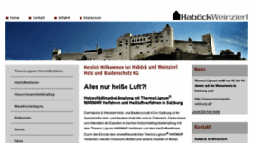 What Holzschaedling.com website looked like in 2018 (6 years ago)