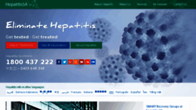 What Hepatitissa.asn.au website looked like in 2018 (6 years ago)