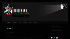 What Hundemannrecords.de website looked like in 2018 (6 years ago)