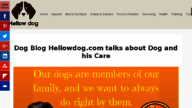 What Hellowdog.com website looked like in 2018 (7 years ago)