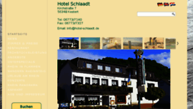 What Hotel-schlaadt.de website looked like in 2018 (6 years ago)