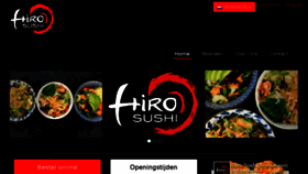 What Hirosushi.nl website looked like in 2018 (6 years ago)