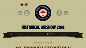 What Historical-airshow.com website looked like in 2018 (6 years ago)