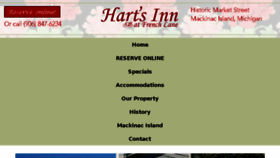 What Hartsmackinac.com website looked like in 2018 (6 years ago)