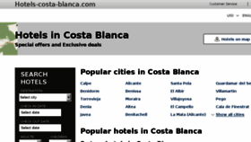 What Hotels-costa-blanca.com website looked like in 2018 (6 years ago)