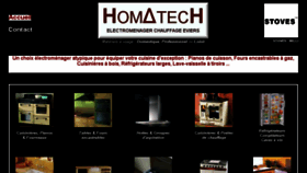 What Homatech.com website looked like in 2018 (6 years ago)