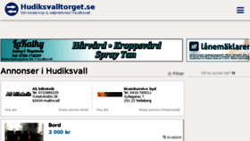 What Hudiksvalltorget.se website looked like in 2018 (6 years ago)