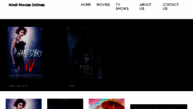 What Hindimoviesonlines.in website looked like in 2018 (6 years ago)