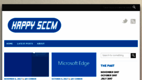 What Happysccm.com website looked like in 2018 (6 years ago)