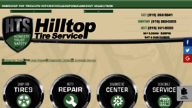What Hilltoptireservice.com website looked like in 2018 (6 years ago)