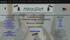 What Harpshot.com website looked like in 2018 (6 years ago)