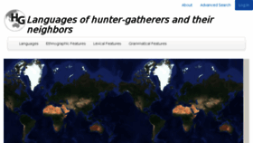 What Huntergatherer.la.utexas.edu website looked like in 2018 (6 years ago)