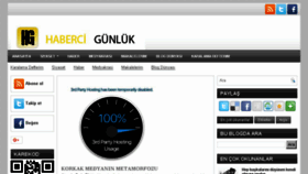 What Habercigunluk.com website looked like in 2018 (6 years ago)