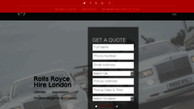 What Hire-a-rollsroyce.co.uk website looked like in 2018 (6 years ago)
