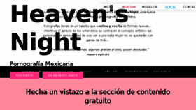 What Heaven-night.com website looked like in 2018 (6 years ago)