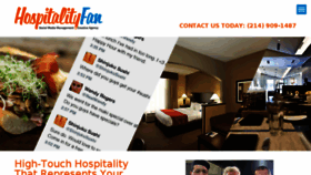 What Hospitalityfan.com website looked like in 2018 (6 years ago)
