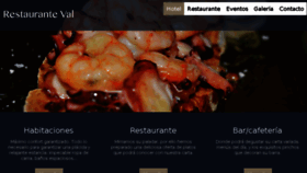What Hotelrestauranteval.com website looked like in 2018 (6 years ago)