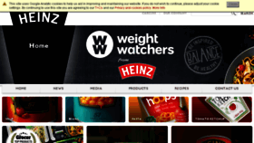 What Heinz.co.uk website looked like in 2018 (6 years ago)