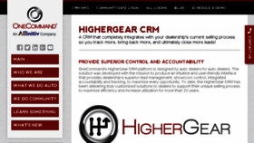 What Highergear.net website looked like in 2018 (6 years ago)