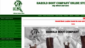 What Haroldbootstore.com.au website looked like in 2018 (6 years ago)