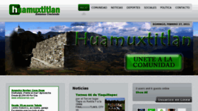 What Huamuxtitlan.com website looked like in 2011 (13 years ago)