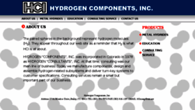What Hydrogencomponents.com website looked like in 2018 (6 years ago)