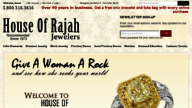 What Houseofrajah.com website looked like in 2018 (6 years ago)