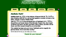 What Hallelu-yah.nl website looked like in 2018 (6 years ago)