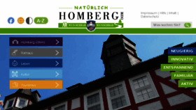What Homberg.de website looked like in 2018 (6 years ago)