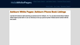 What Hellowhitepages.com website looked like in 2018 (6 years ago)