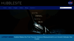 What Hubblesite.org website looked like in 2018 (6 years ago)