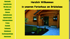 What Haus-am-brueckelsee.de website looked like in 2018 (6 years ago)