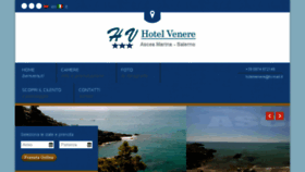 What Hotelvenerecilento.it website looked like in 2018 (6 years ago)