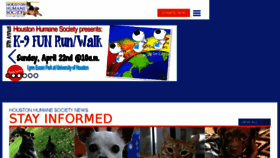 What Houstonhumane.org website looked like in 2018 (6 years ago)