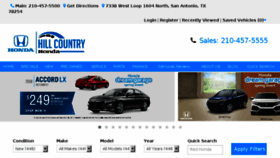 What Hillcountryhonda.com website looked like in 2018 (6 years ago)