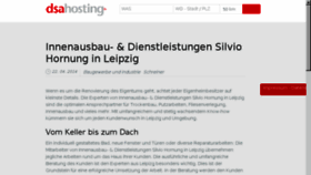 What Hornung-innenausbau.de website looked like in 2018 (6 years ago)