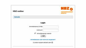 What Hbz-online.de website looked like in 2018 (6 years ago)