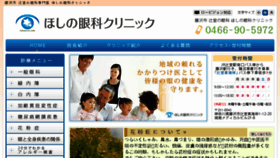 What Hoshino-ganka.com website looked like in 2018 (6 years ago)