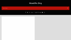 What Howlife.org website looked like in 2018 (6 years ago)