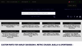 What Harleycustom.com website looked like in 2018 (6 years ago)