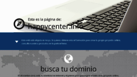 What Happycenter.info website looked like in 2018 (6 years ago)
